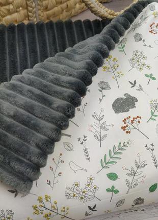 Плед плюшевий (з утеплювачем) 80*100 см3 фото