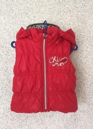 Жилетка для дівчинки на ріст 80-86 см на 9-18 міс