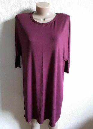 Туника цвета марсель оверсайз