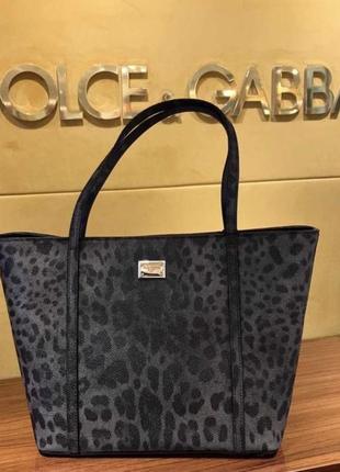 Dolce&gabbana leopard shopper сумка оригінал