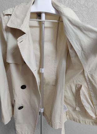 Стильный коттоновый тренч object в стиле burberry