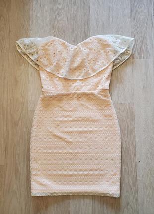 Шикарное платье кружево miss selfridge5 фото