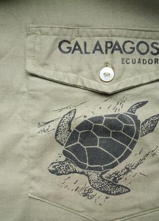 Рубашка galapagos ecuador галапагосский национальный парк (l)8 фото