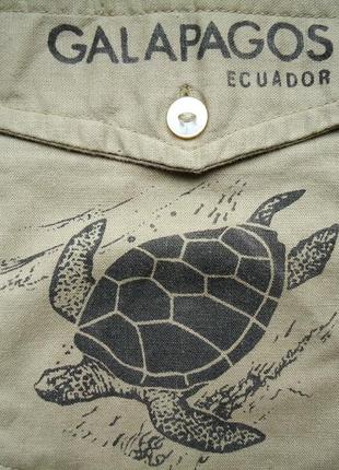 Рубашка galapagos ecuador галапагосский национальный парк (l)7 фото