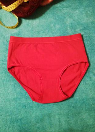 Малиновые высокие трусики