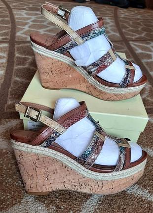 Босоножки на платформе/танкетке американского производителя ﻿lucky brand, р. 37,5