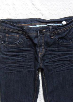Плотные темно синие джинсы скинни с&a, 12 размер.3 фото