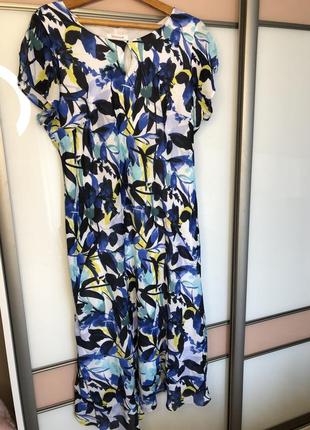 Сукня кольорове великий розмір 54-56