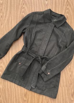 Bonmarche замшева курточка куртка подовжена кардиган пальто2 фото
