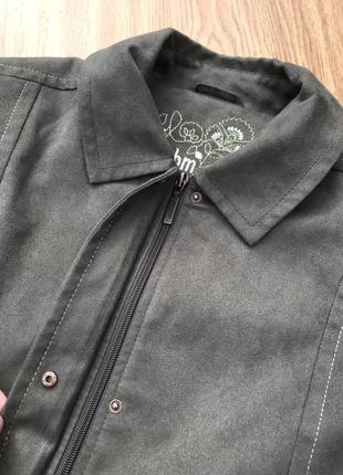 Bonmarche замшева курточка куртка подовжена кардиган пальто7 фото