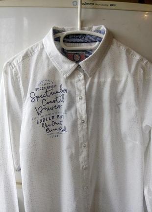 Эффектная хлопковая рубашечка soccx, 38 -40 размер1 фото