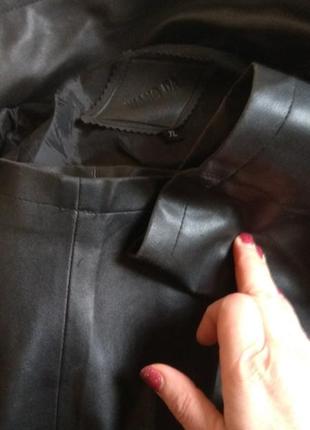 Куртка ветровка на тонкой подкладке кожзам xl4 фото