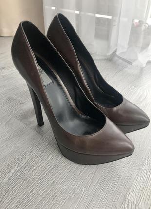 Кожаные туфли. р 40-41