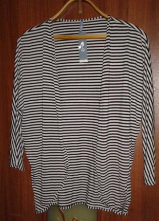 Трикотажньій полосатьій кардиган