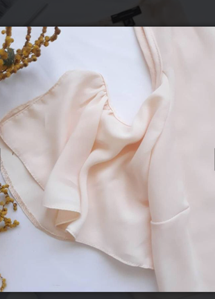 Нежнейшая блуза с вырезами на плечах персикового цвета atmosphere размер 382 фото