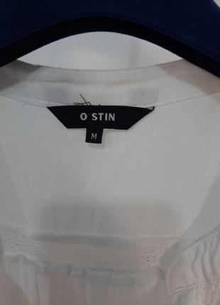 Белая рубашка ostin, размер м5 фото