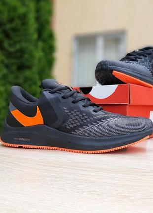 Кроссовки мужские nike zoom winflc 6 черные / кросівки чоловічі найк зум чорні5 фото