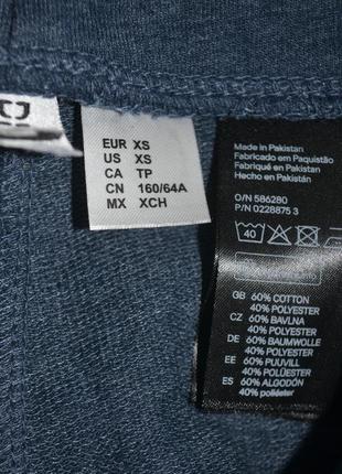 Байковые шорты, h&m, xs 3