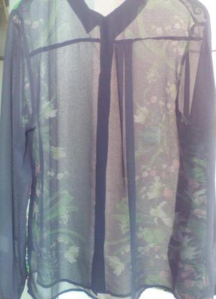 Шифонова блуза 48-50 р2 фото
