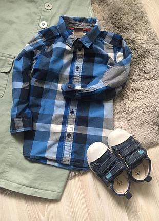 Стильная рубашка в клеточку от h&m