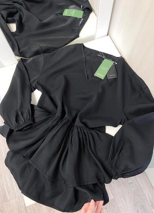 Новая стильная блуза reserved с оборкой воланами , размер хс2 фото