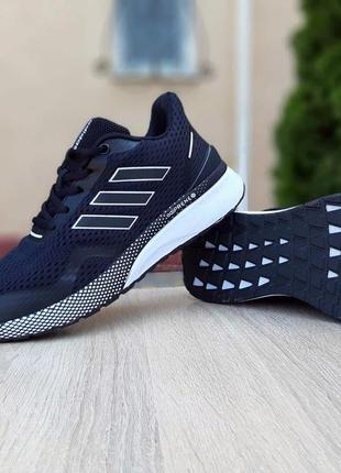 Кросівки чоловічі adidas nova run x чорні / кросівки чоловічі адідас адідас нова ран4 фото