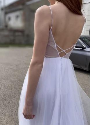 Легкое нежное свадебное платье7 фото