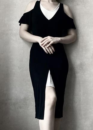 Двухслойное платье футляр