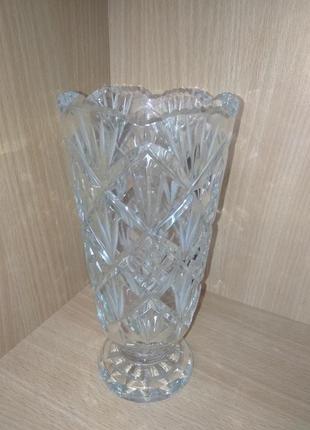 Хрустальная ваза, кришталева1 фото