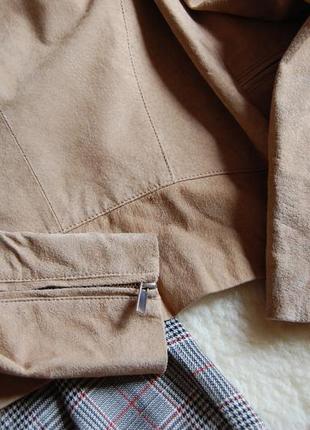 Крутая кожаная куртка / замшевая косуха /100% кожа mango в отличном состоянии9 фото