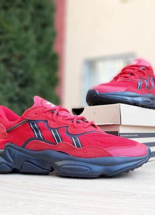 Кросівки чоловічі adidas ozweego tr червоні / кросівки чоловічі адідас адідас озвиго