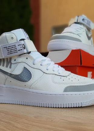 Кросівки чоловічі nike air force 1' 07 білі / кросівки чоловічі найк аір форс білі6 фото