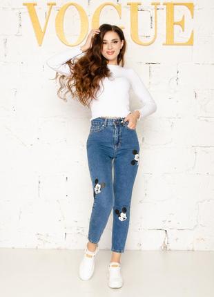 Джинсы мом.
