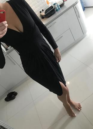 Платье чёрное armani3 фото