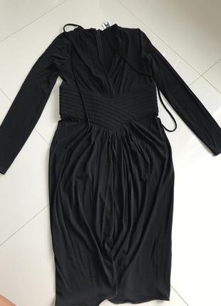 Платье чёрное armani5 фото