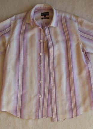 Рубашка лён хлопок, ворот 42 см.