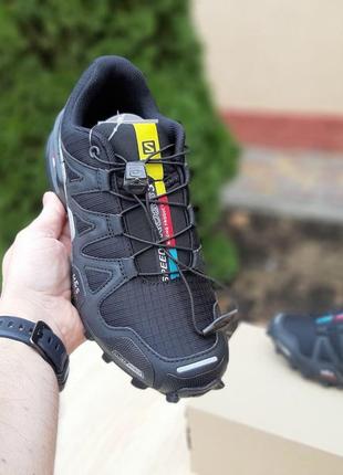 Мужские кроссовки salomon speedcross 3 чёрные / чоловічі кросівки чорні4 фото