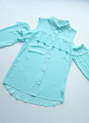 Красивая блузка нежнобирюзового цвета от cherry koko3 фото