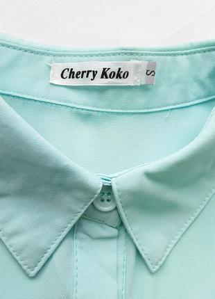 Красива блузка нежнобирюзового кольору від cherry koko7 фото