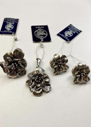 Серебряные сережки