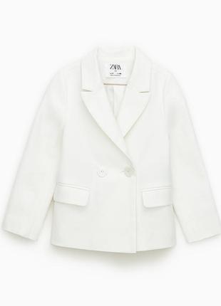 Белый пиджак zara
