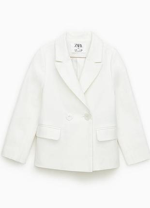 Белый пиджак zara