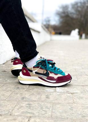 Кросівки nike vaporwaffle sport fuschia x sacai5 фото