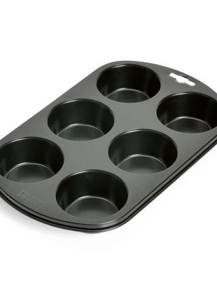 Форма антипригарна для випічки кексів, мафінів, капкейків kaiser, німеччина, на 6 порцій