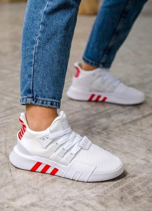 Кросiвки adidas eqt bask adv white red7 фото