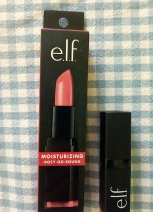 Помада e. l. f moisturizing lipstick rosy-go-round 826352 фото