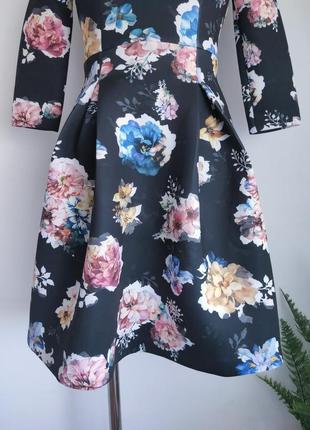 Чорна сукня з квітами від vero moda4 фото