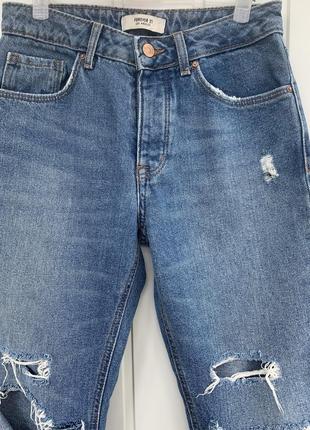 Forever 21 крутые  джинсы 100% хлопок размер хс3 фото