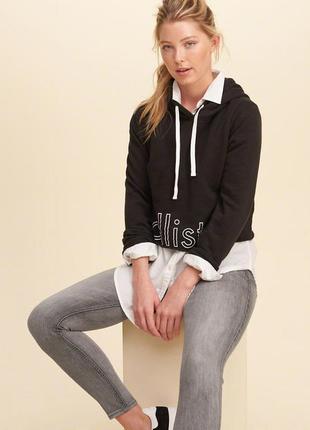 Hollister xs xxs джинси скінні леггинсы легінси джинсы w24 холлистер штаны скинни6 фото