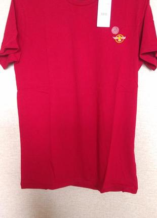 Мужская фирменная футболка из коттона,производство бангладеш